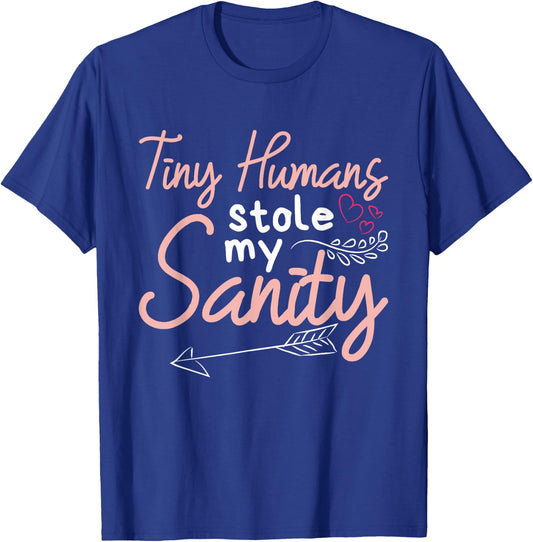 Childcare Provider Daycare Teacher - Stole My Sanity T-Shirt - T-Shirt | Royal