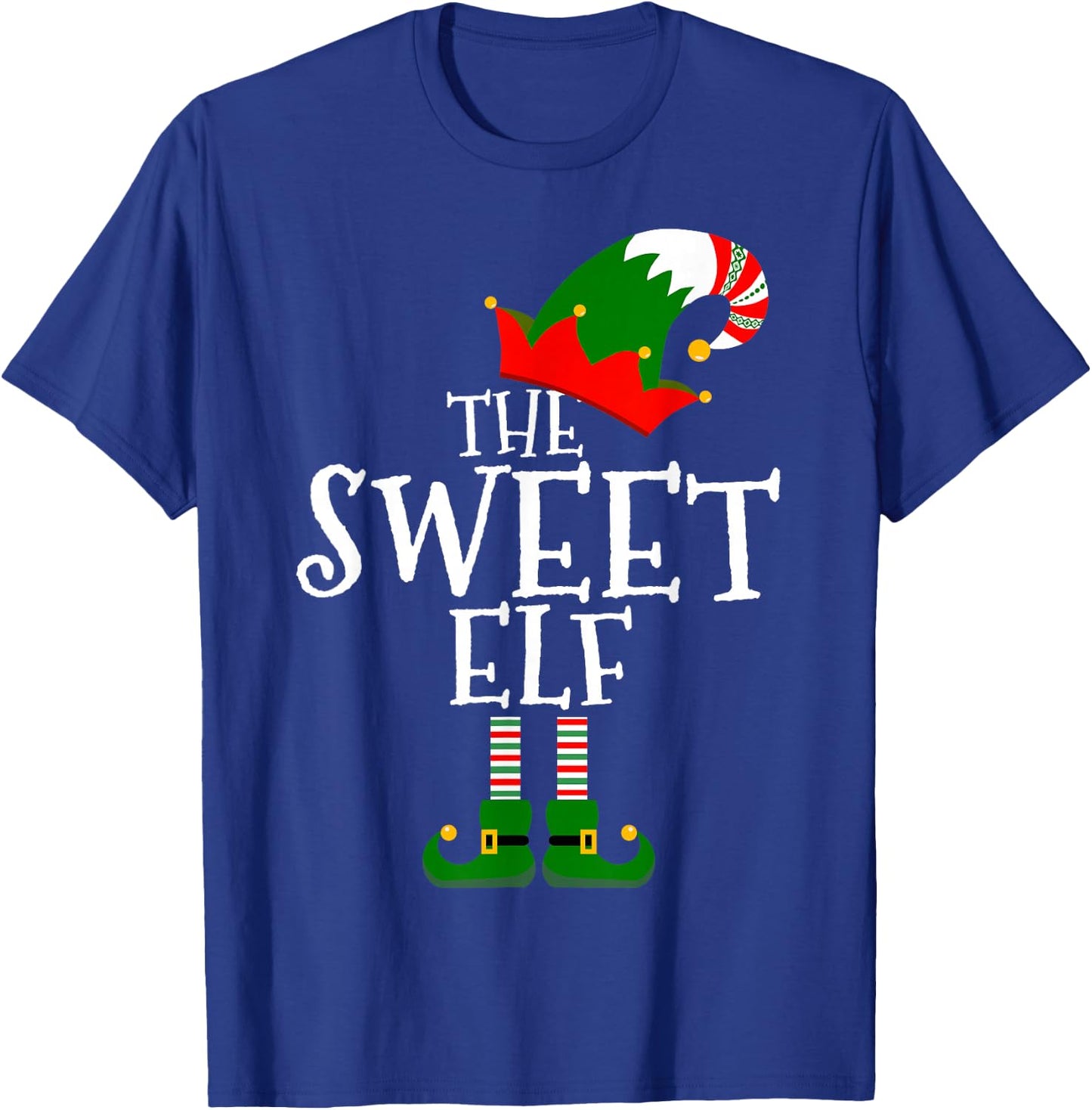 Funny The Sweet Elf Matching Family Group Gift Christmas T-Shirt - T-Shirt | Royal