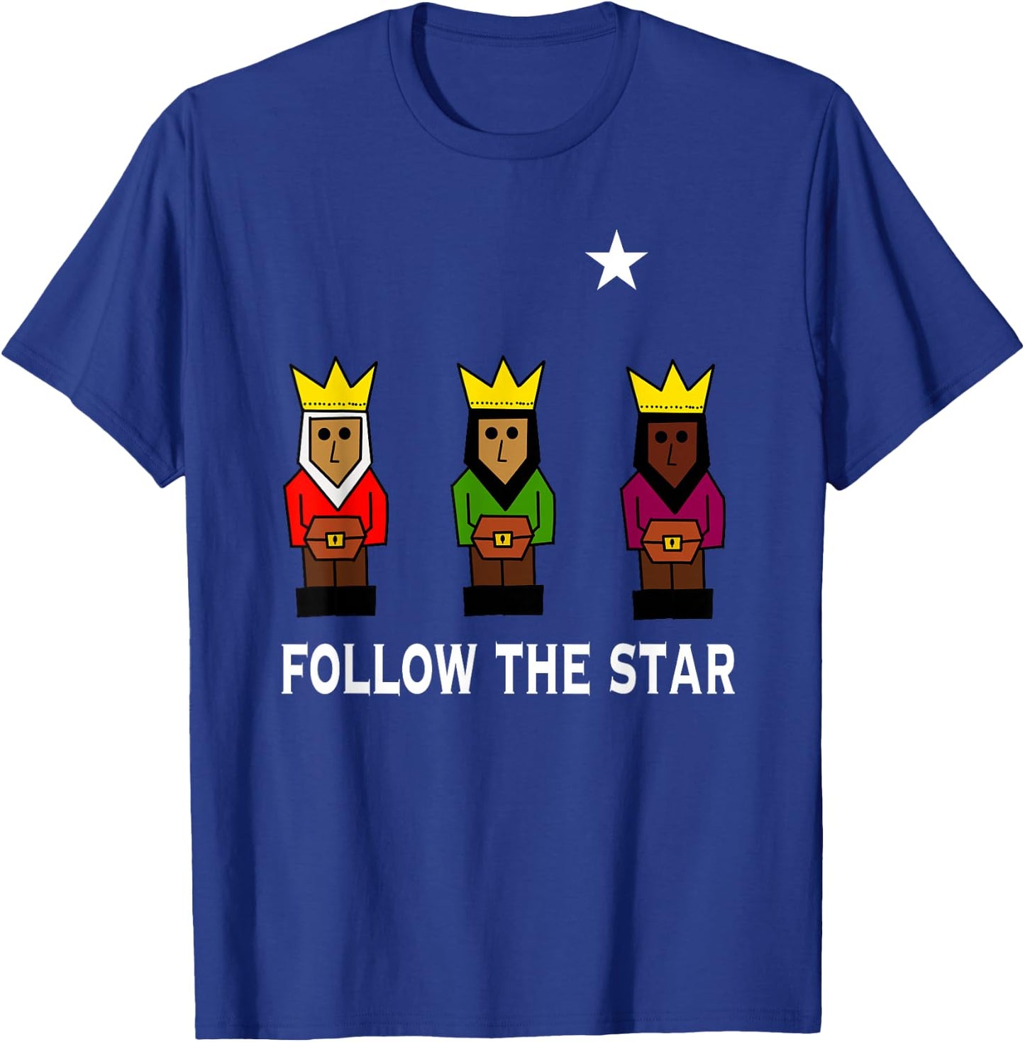 Follow the star tres reyes magos T-Shirt - T-Shirt | Royal