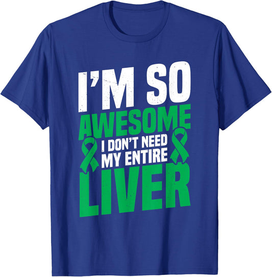 Liver Donor Transplant Recovery Organ Donor Liver Donation T-Shirt - T-Shirt | Royal