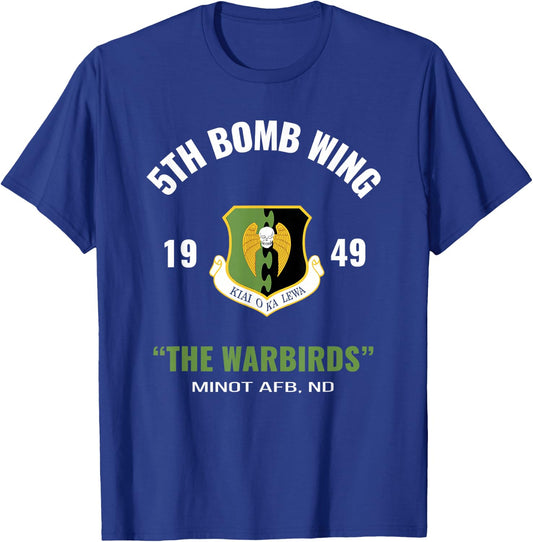 Military 5th Bomb Wing T-Shirt - T-Shirt | Royal