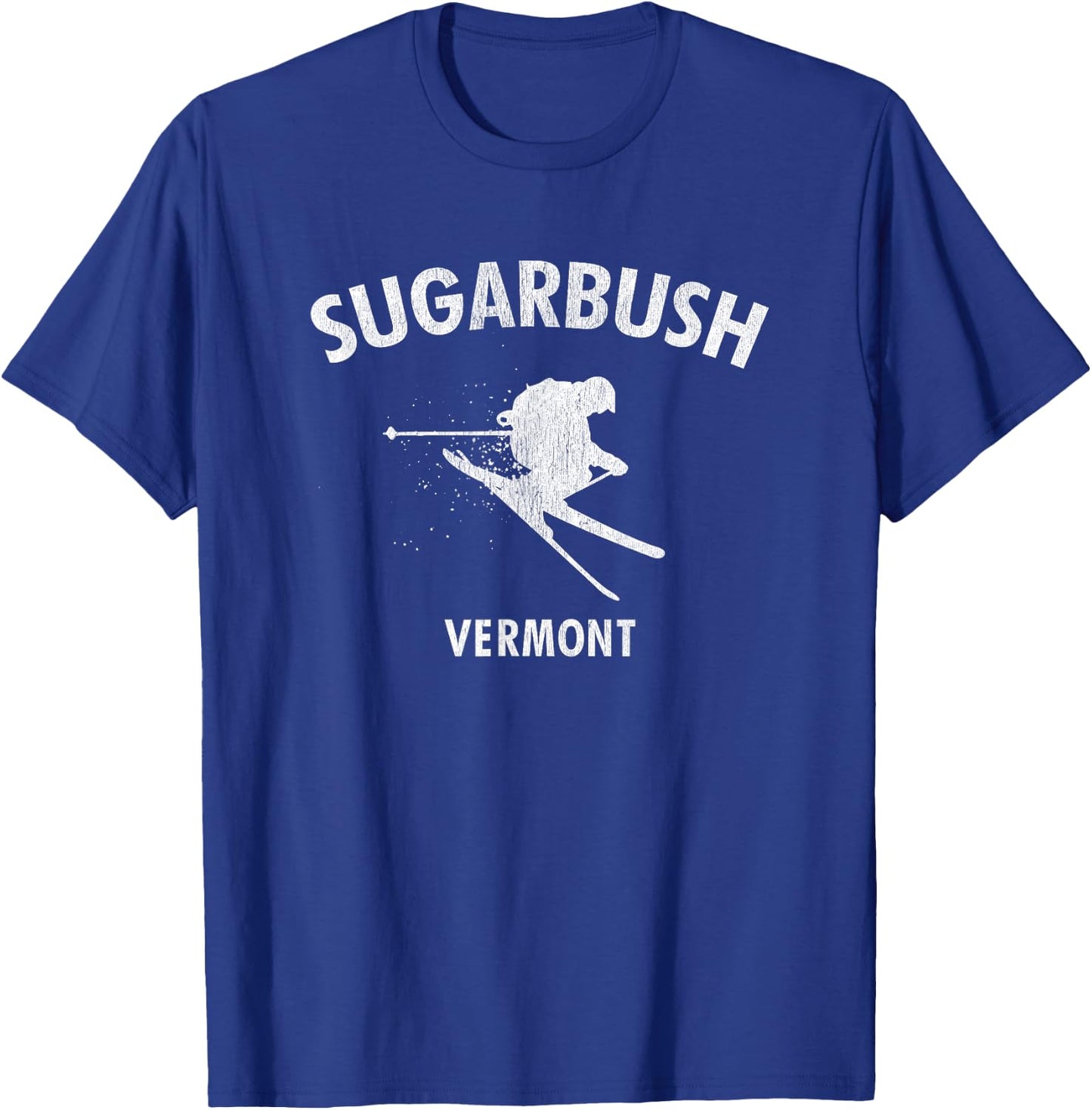 Sugarbush Skiing Vermont Ski T-Shirt - T-Shirt | Royal