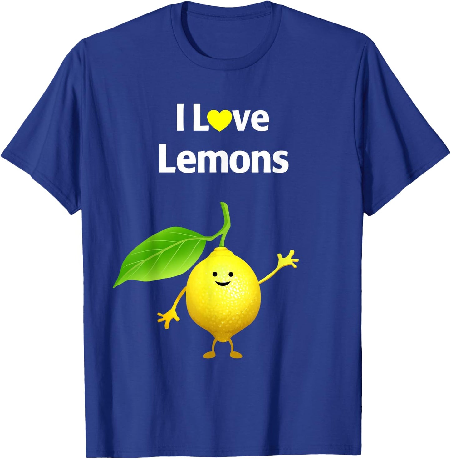 I Love Lemons T-Shirt - T-Shirt | Royal