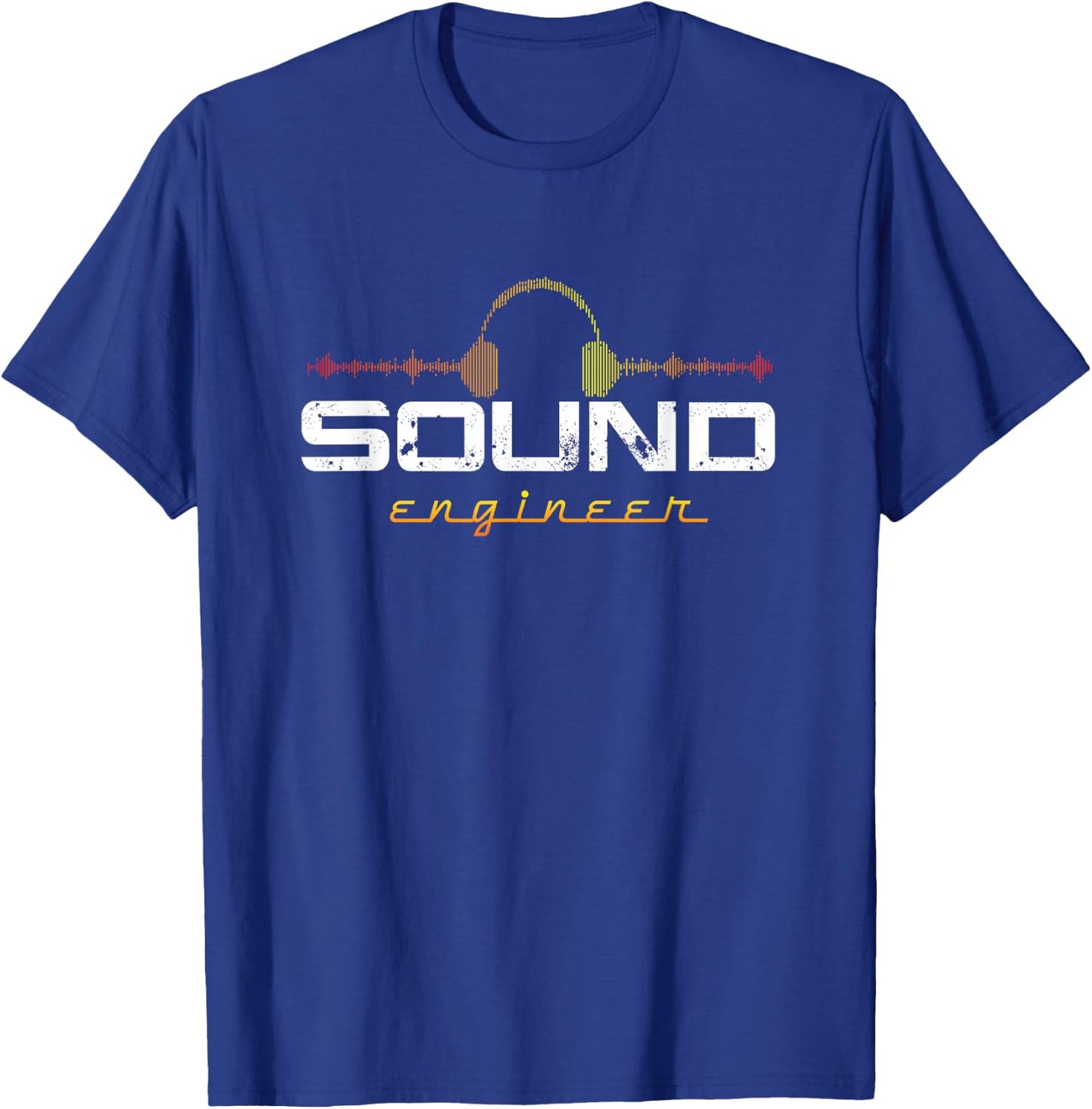 DJ Music Producer Sound Engineer Audio Gift T-Shirt - T-Shirt | Royal