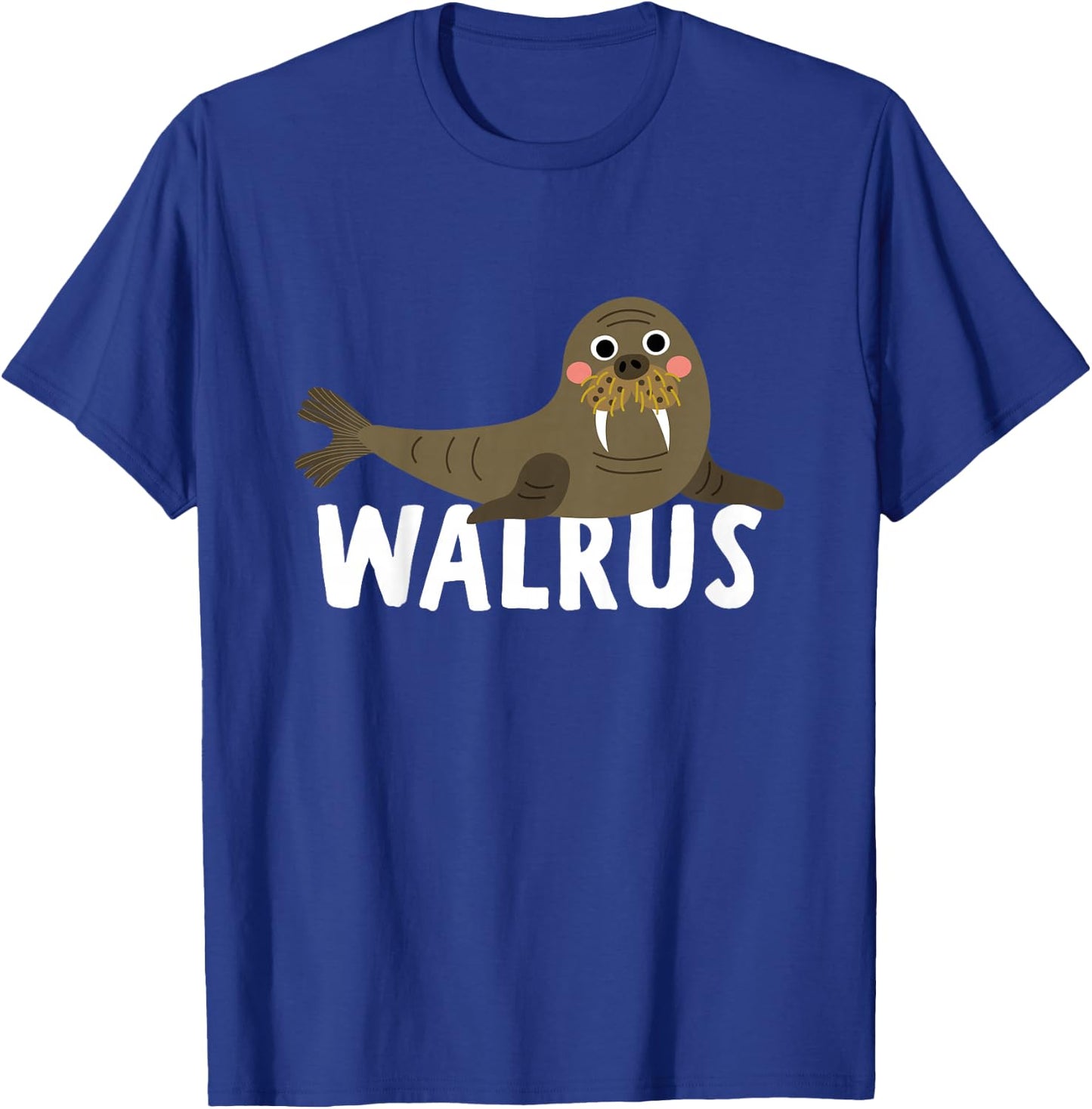 Walrus Shirt For Boys Or Girls | Cute Walrus Gift T-Shirt - T-Shirt | Royal