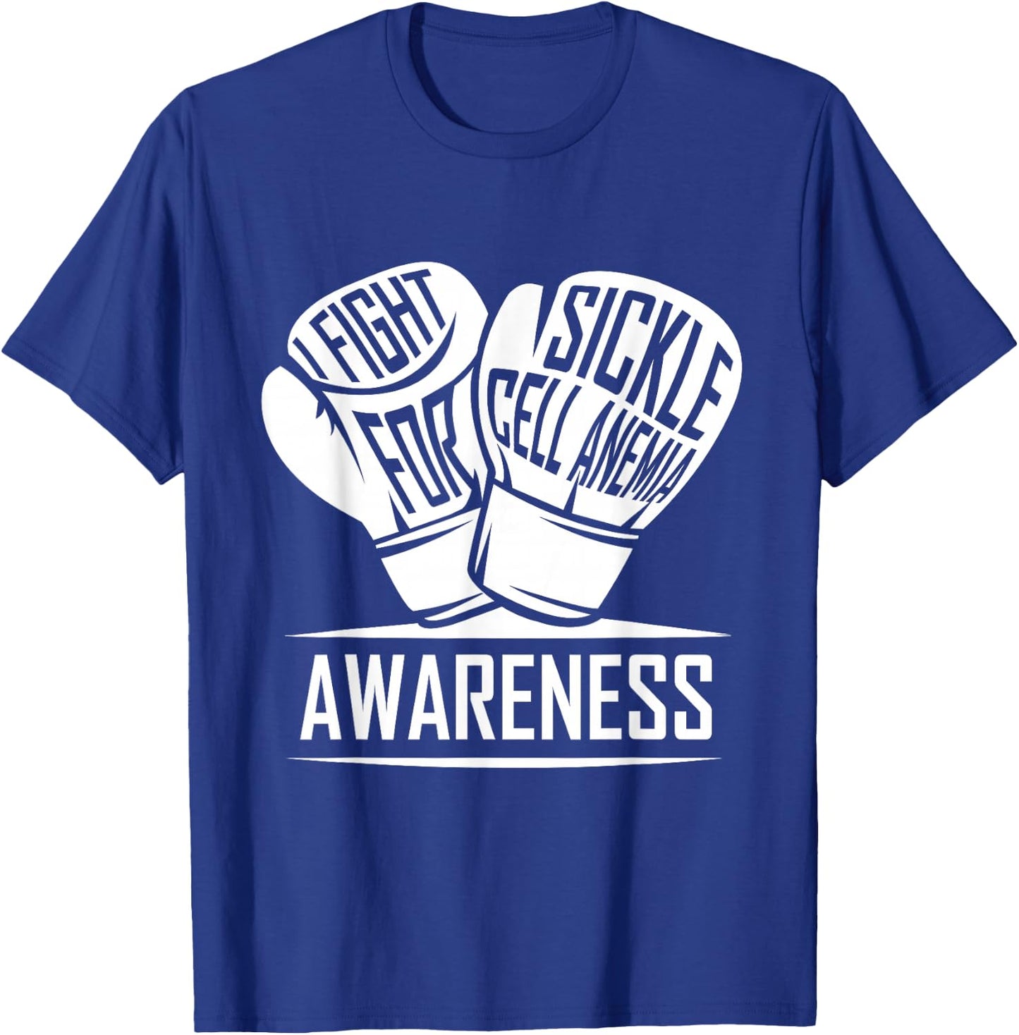Sickle Cell Awareness Shirt Anemia Support Fight T-Shirt - T-Shirt | Royal