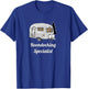 Boondocking Specialist Camping Shirt for Wanderers T-Shirt - T-Shirt | Royal