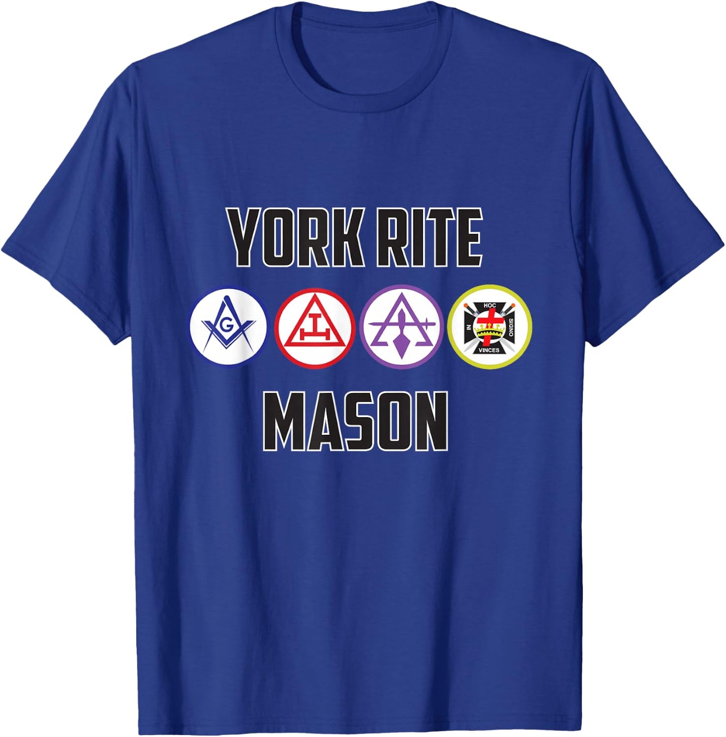 York Rite Mason T Shirt Masonic T-Shirt - T-Shirt | Royal