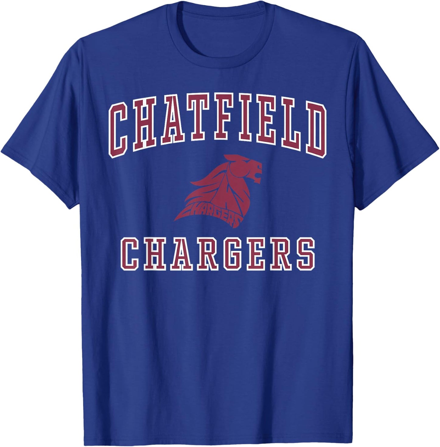 Chatfield Senior High School Chargers C1 T-Shirt - T-Shirt | Royal