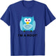 Owl I'm a Hoot Graphic Novelty T-Shirt - T-Shirt | Royal
