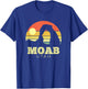 Moab Utah Vintage Sunset Arches Adventure Outdoors T-Shirt - T-Shirt | Royal