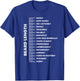 Beard Ruler Length Design: Design For Bearded Men T-Shirt - T-Shirt | Royal
