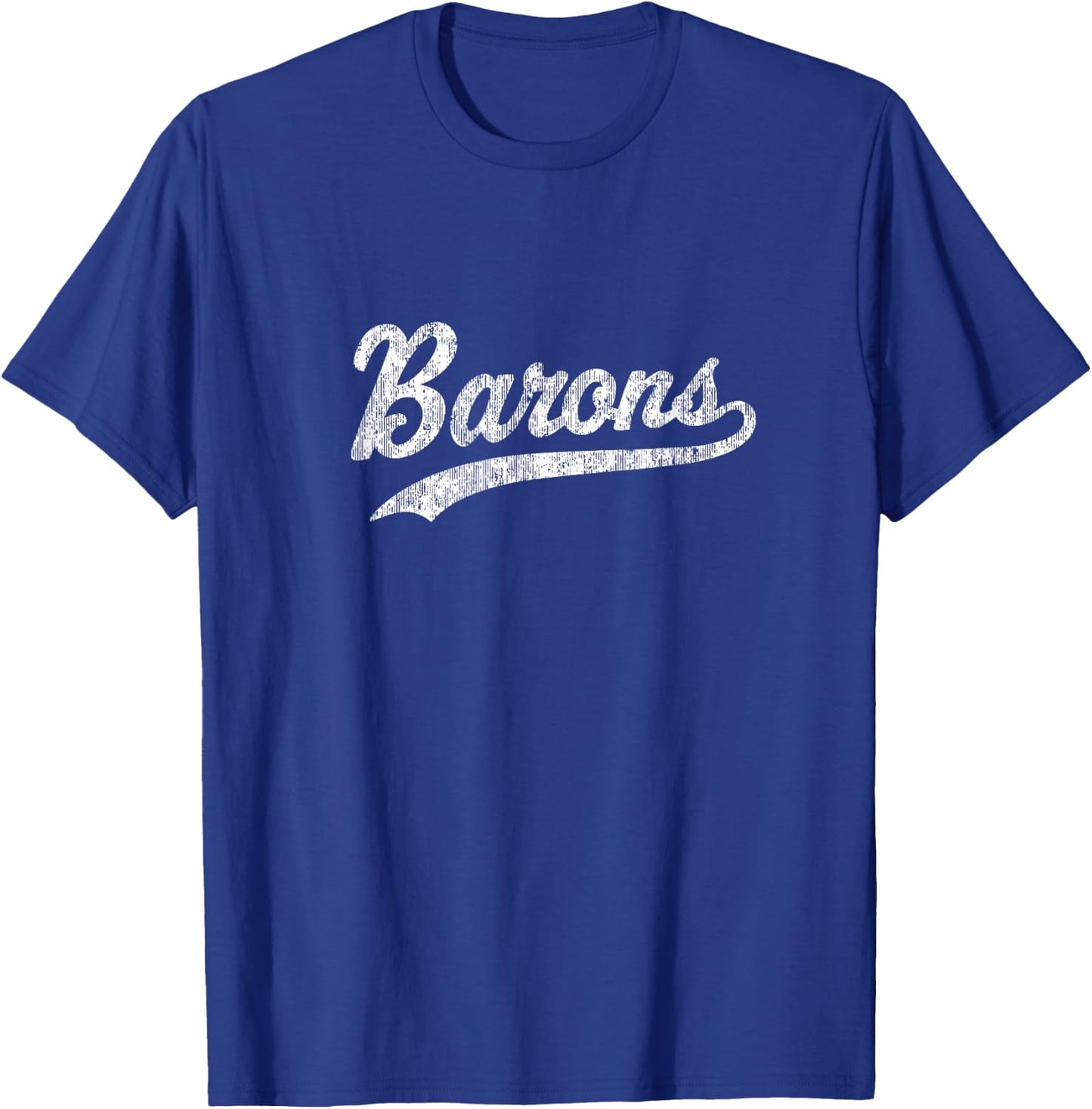 Barons T Shirt Vintage Sports Name Design T-Shirt - T-Shirt | Royal
