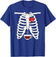 Halloween Skeleton X-Ray Coffee Lovers T-Shirt - T-Shirt | Royal