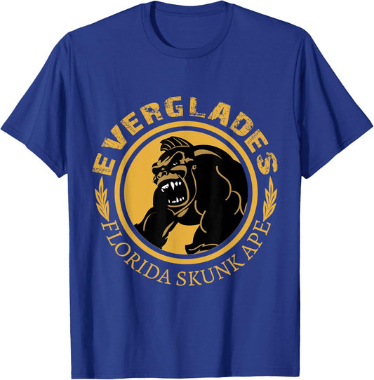 Everglades Florida Skunk Ape T-Shirt - T-Shirt | Royal