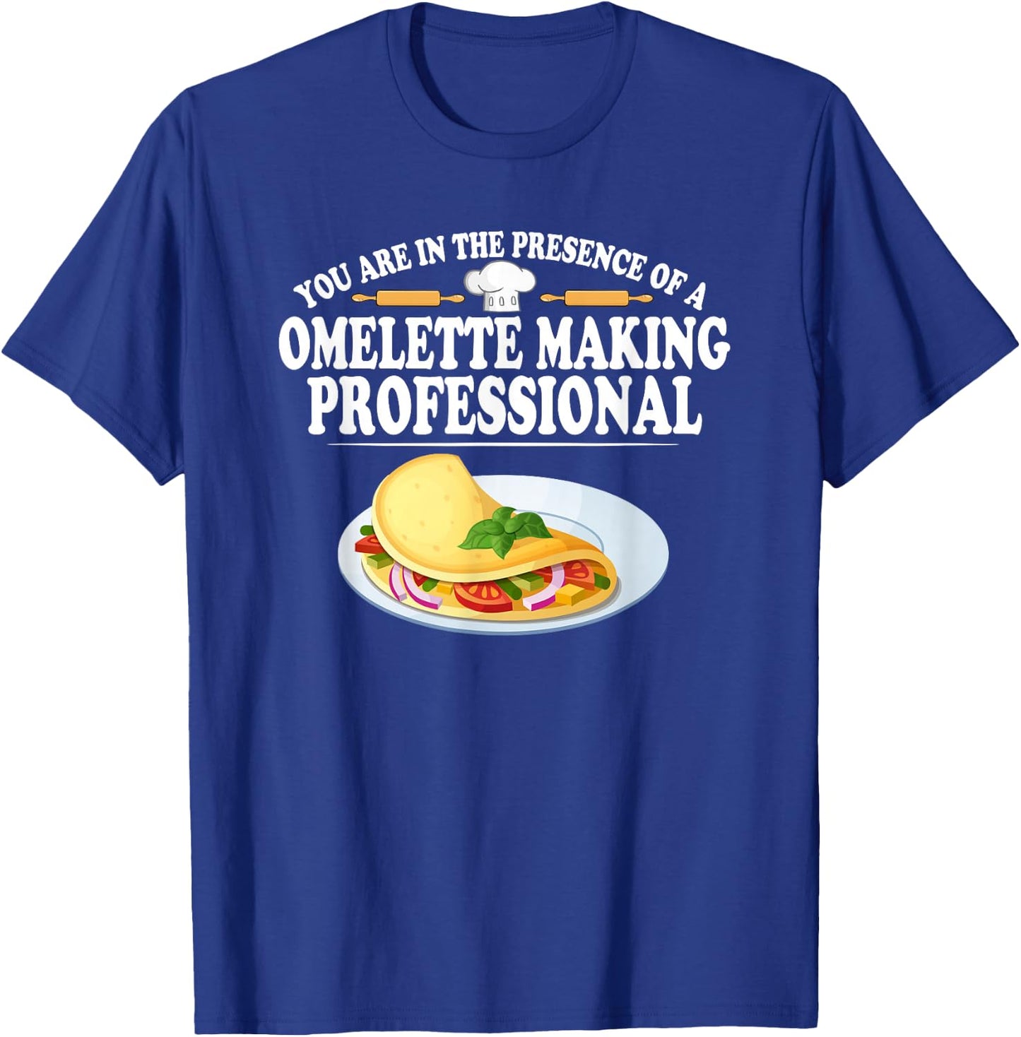 Omelette Making Professional Eggs Breakfast T-Shirt - T-Shirt | Royal