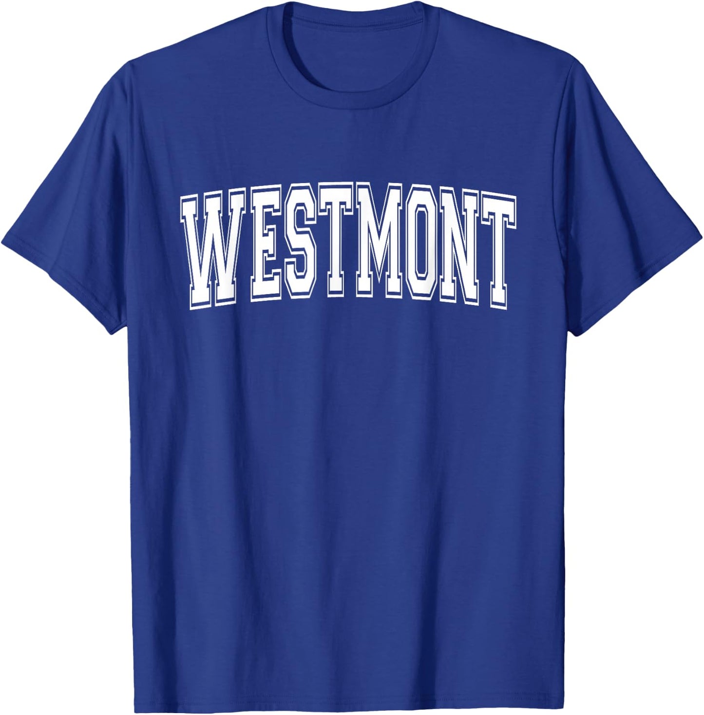 WESTMONT IL ILLINOIS USA Vintage Sports Varsity Style T-Shirt - T-Shirt | Royal