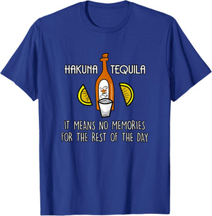 Funny Hakuna Tequila Taco Lover Cinco De Mayo Gift T-Shirt - T-Shirt | Royal