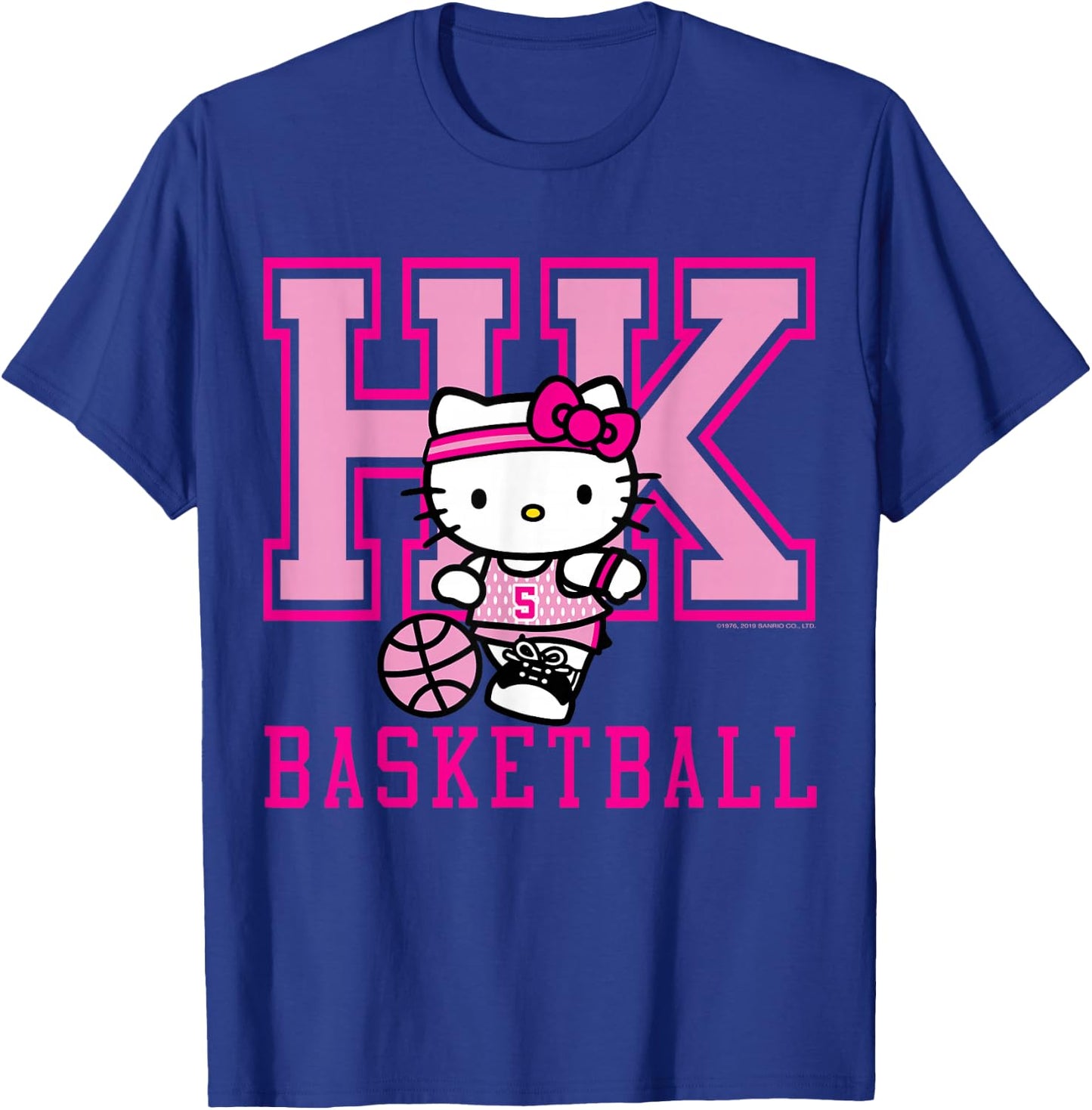 Hello Kitty Basketball Sports Athlete Shirt T-Shirt - T-Shirt | Royal