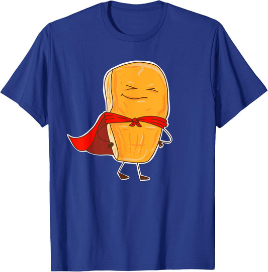 Chicken Nugget | Cute Super Halloween Food Puns Funny Gift T-Shirt - T-Shirt | Royal