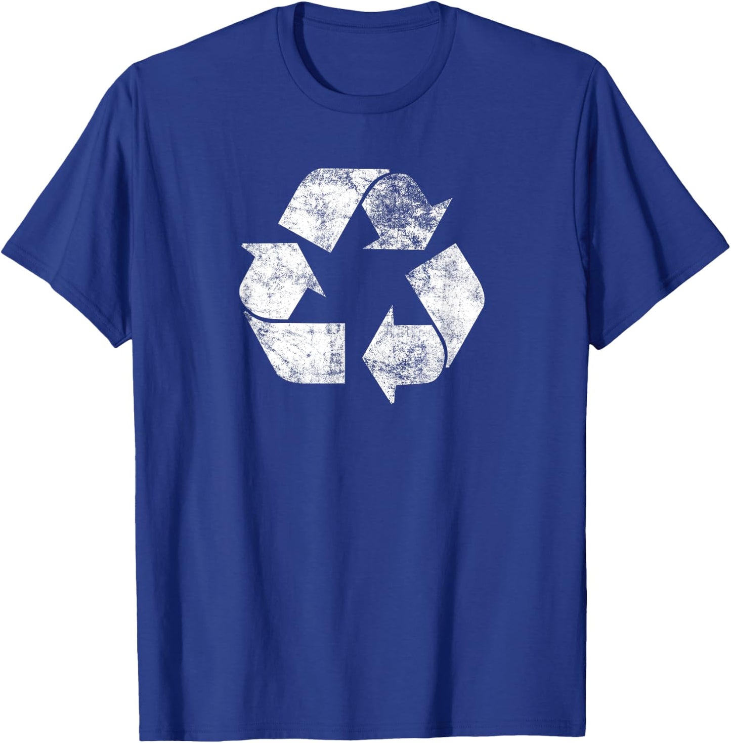 Earth Day Shirt Recycle Logo Vintage Recycling Gift T-Shirt - T-Shirt | Royal