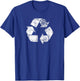 Earth Day Shirt Recycle Logo Vintage Recycling Gift T-Shirt - T-Shirt | Royal