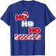Bunco Christmas Ho Ho Ho Santa Hat Dice T-Shirt - T-Shirt | Royal