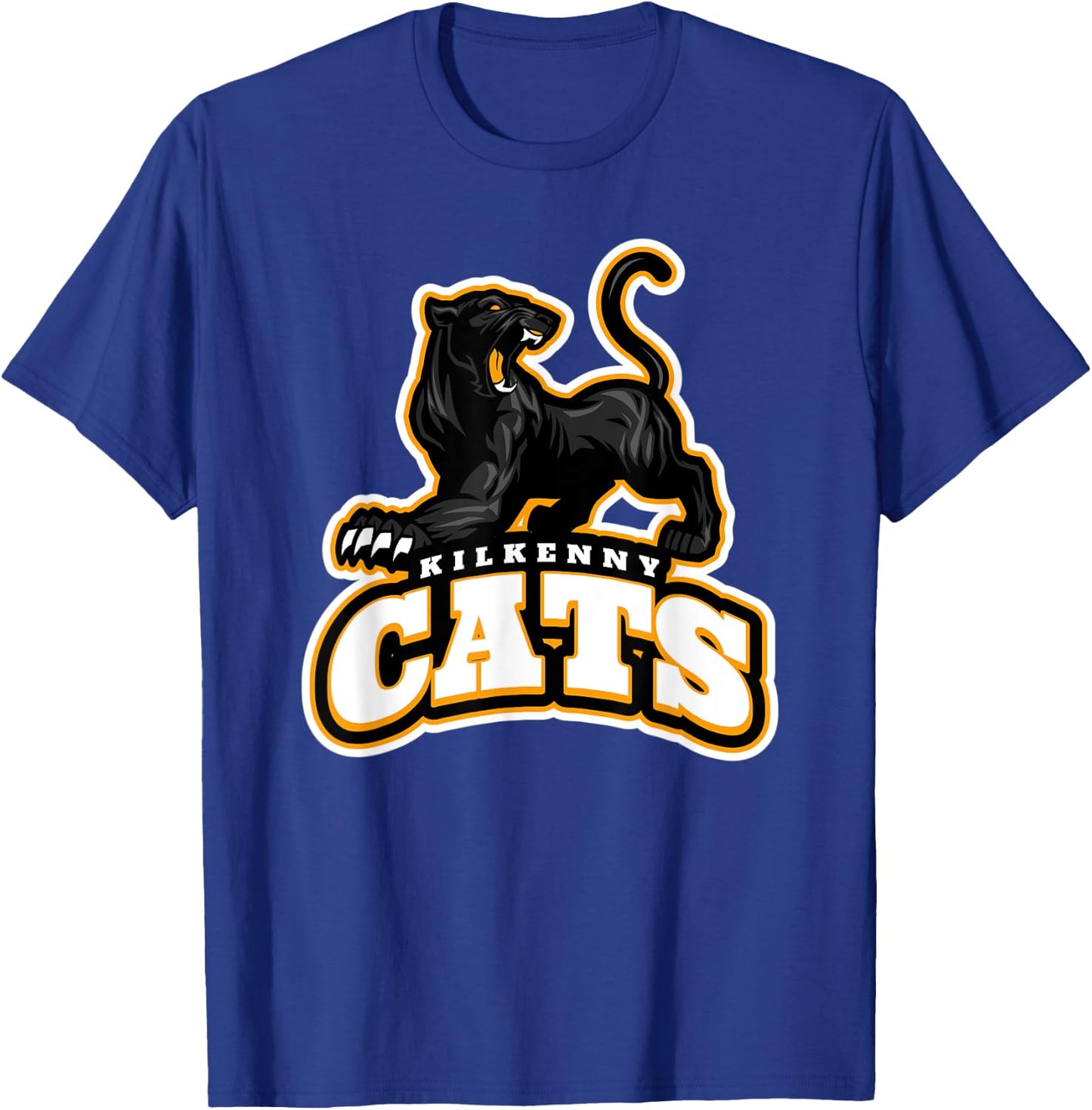 Kilkenny Cats Hurling Camogie T-Shirt - T-Shirt | Royal