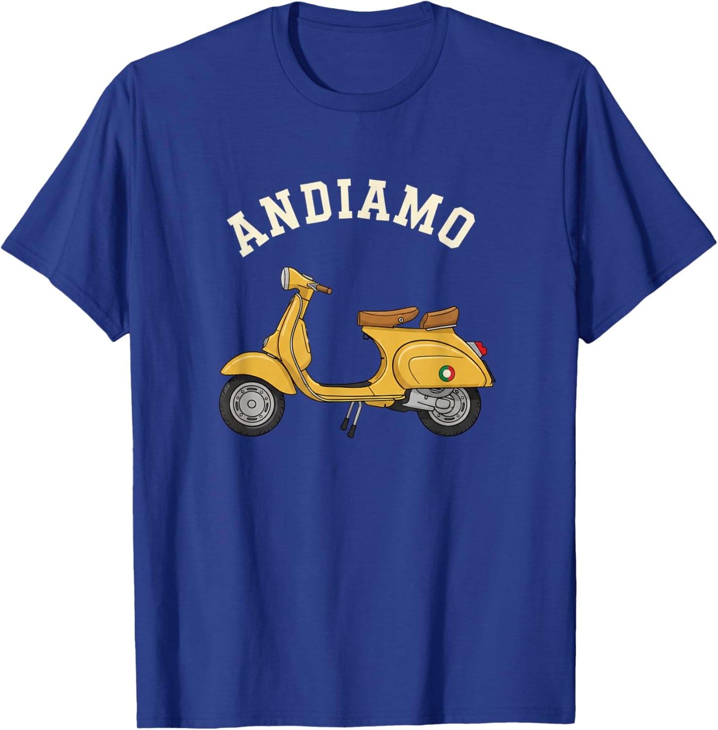 Andiamo Italy Scooter Travel Italy Vacation T-Shirt - T-Shirt | Royal