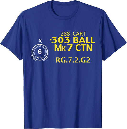 British Army 303 Ammo Crate Shirt T-Shirt - T-Shirt | Royal