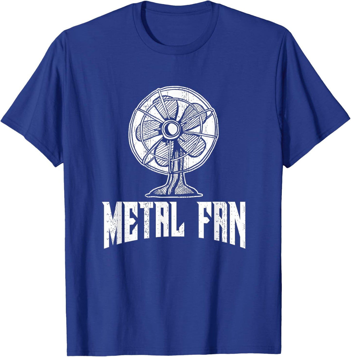 Metal Fan Funny Ventilator Rock & Heavy Metal Fun T-Shirt - T-Shirt | Royal