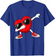 Valentines Day Dabbing Heart Dab For Teens Boys Girls Kids T-Shirt - T-Shirt | Royal