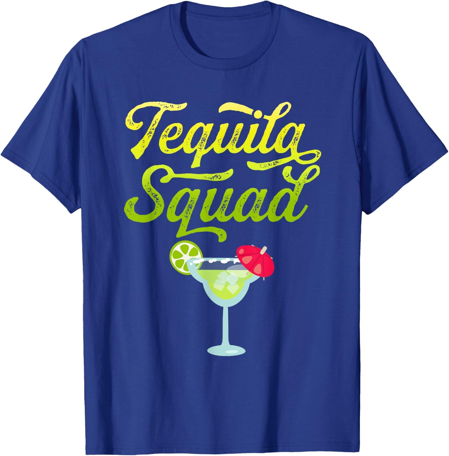 Funny Tequila Squad Novelty T-Shirt - T-Shirt | Royal