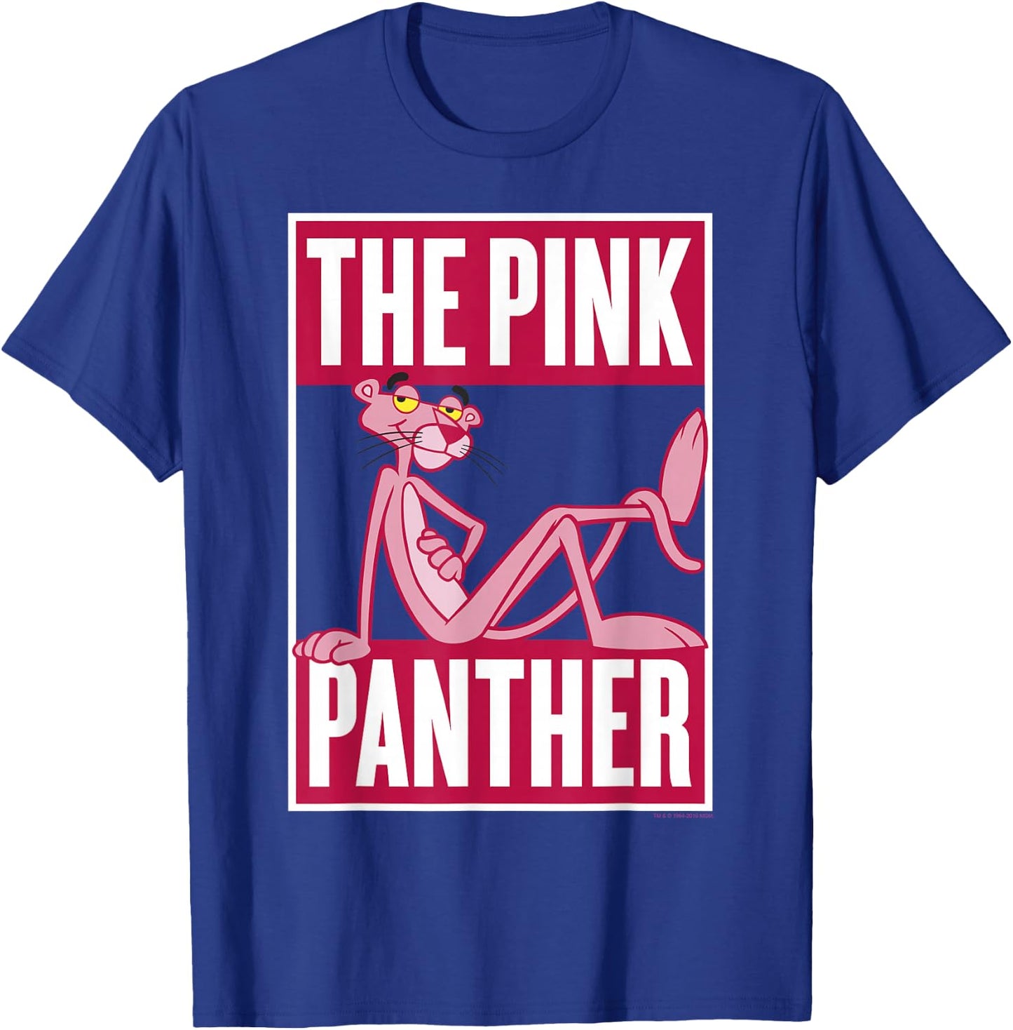 Pink Panther Casual Brick Logo Portrait Small T-Shirt - T-Shirt | Royal
