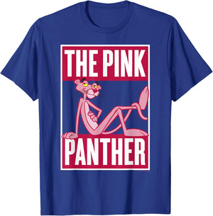 Pink Panther Casual Brick Logo Portrait Small T-Shirt - T-Shirt | Royal