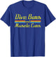 Dive Bars and Muscle Cars T Shirt | 70s Inspired T-Shirt - T-Shirt | Royal