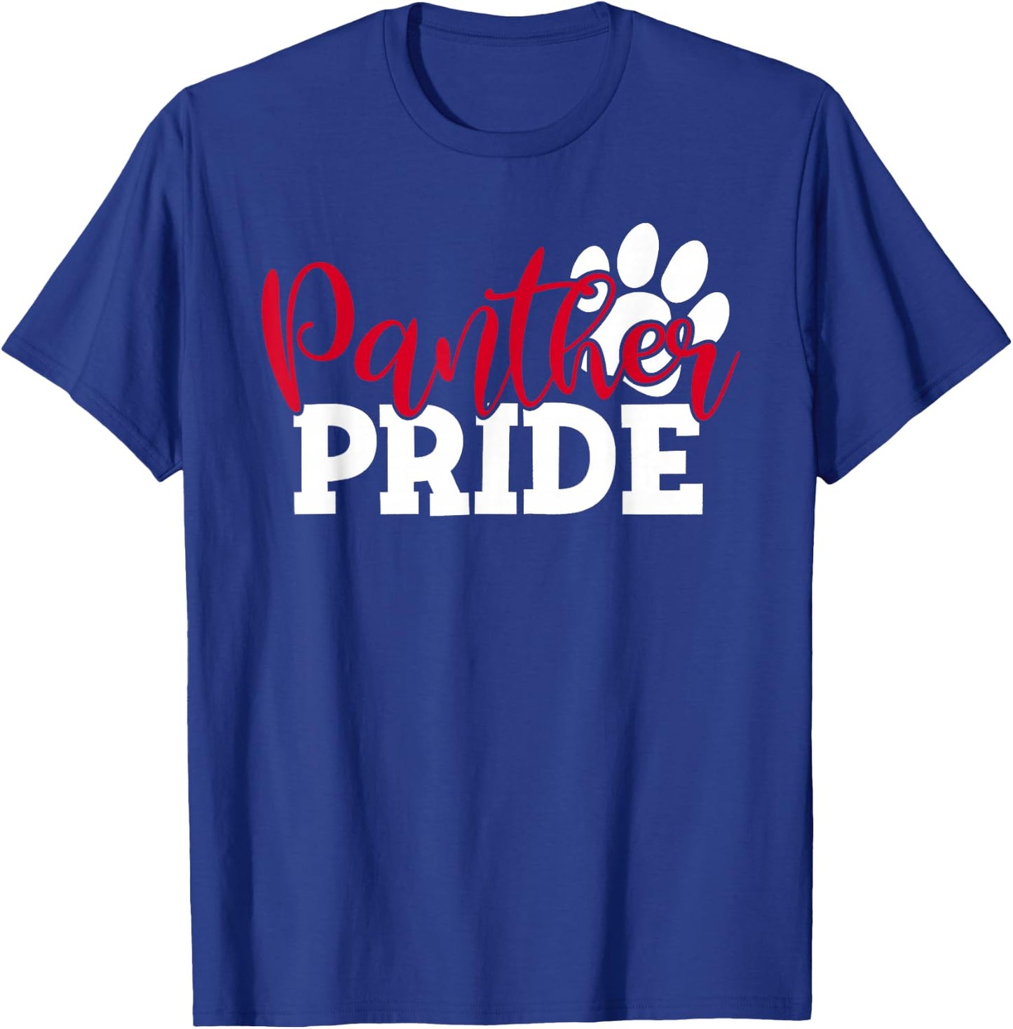 Vintage Panthers School Sports Name Spirit Back To School T-Shirt - T-Shirt | Royal