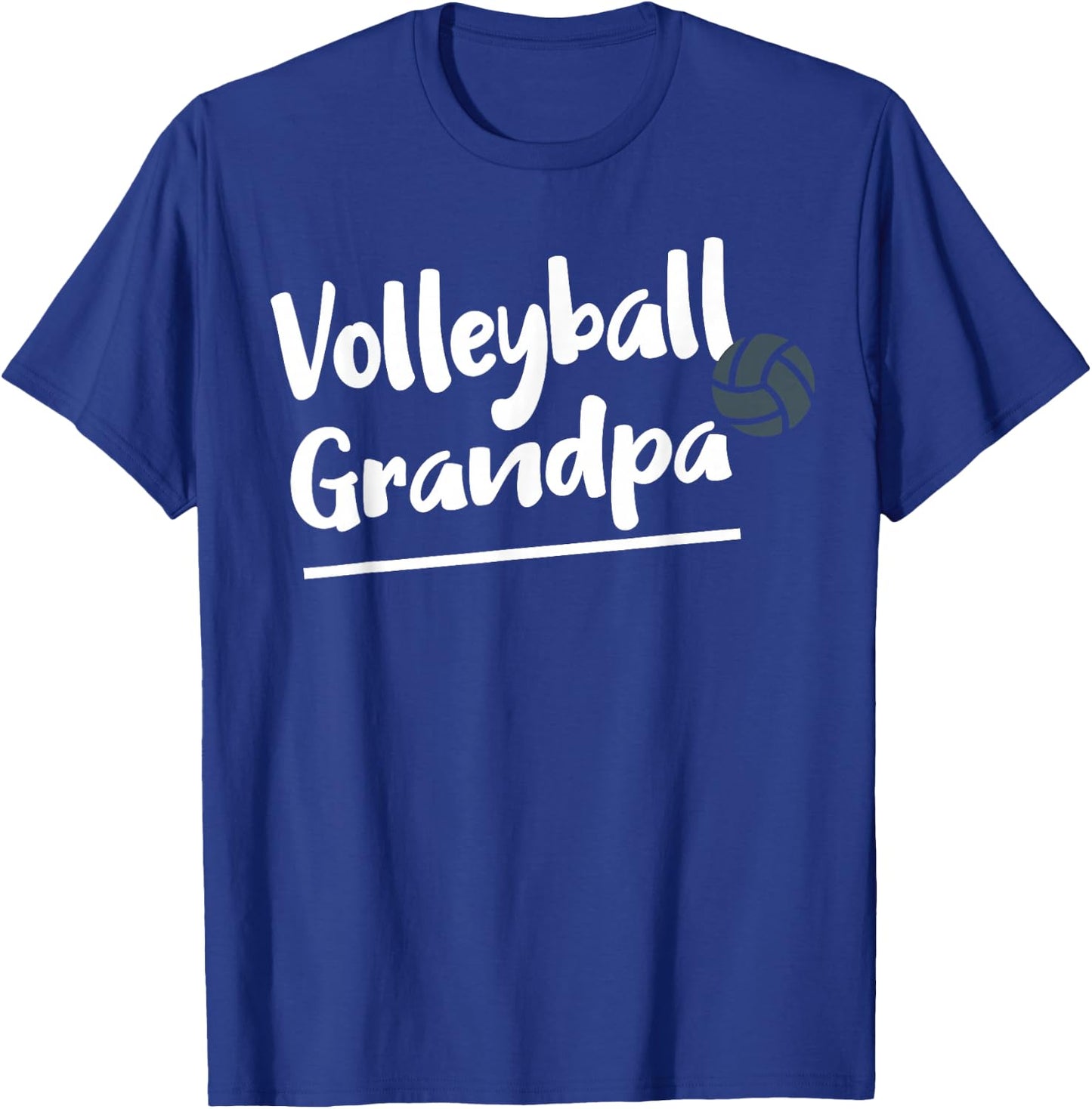 Volleyball Grandpa T-Shirt - T-Shirt | Royal