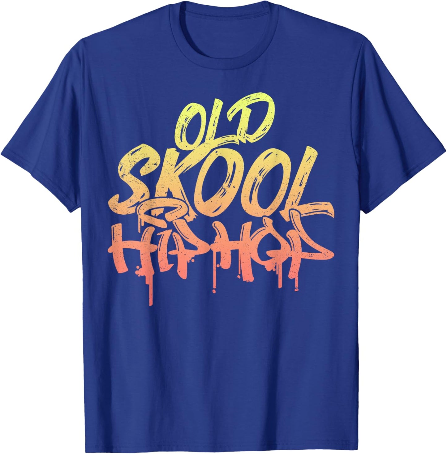 Old Skool Hip Hop - 90s Music T-Shirt - T-Shirt | Royal