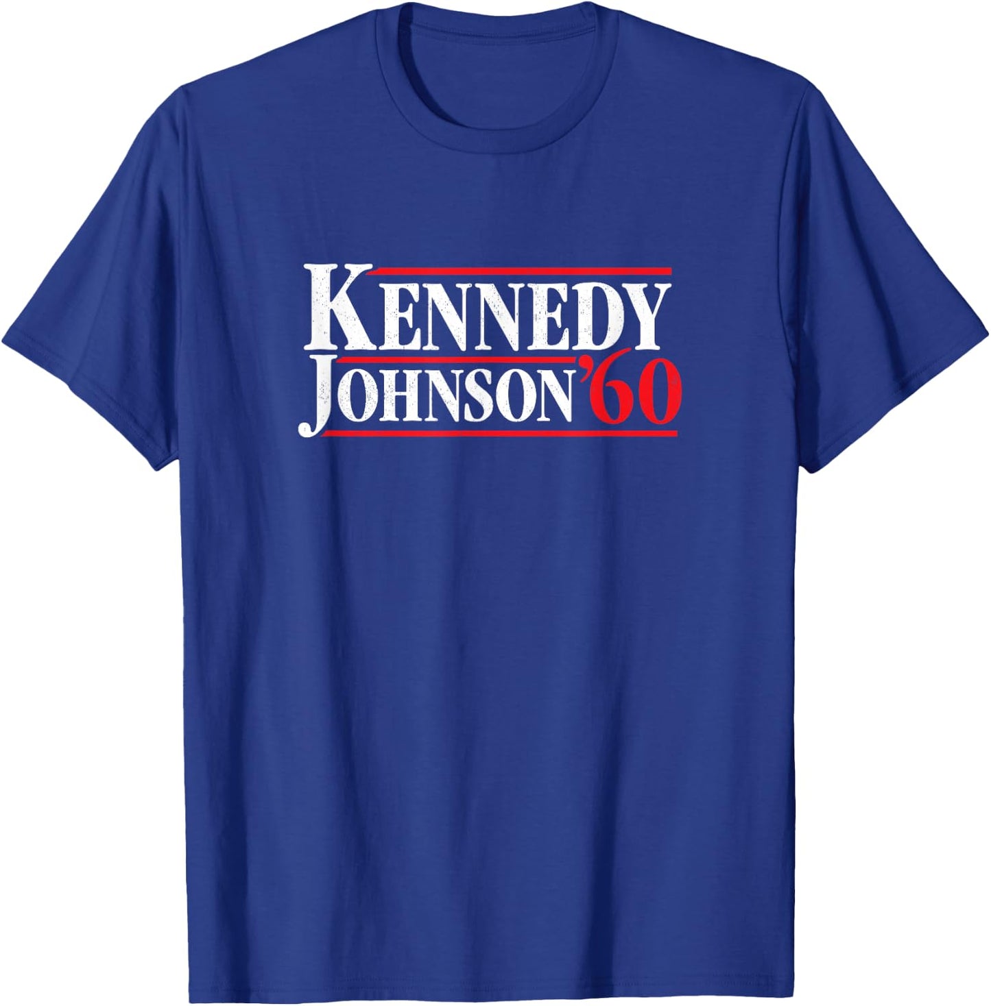 Kennedy Johnson 1960 Retro Campaign Shirt T-Shirt - T-Shirt | Royal