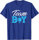 Team Boy Gender Reveal Shirts Graphic Football Gift T-Shirt - T-Shirt | Royal