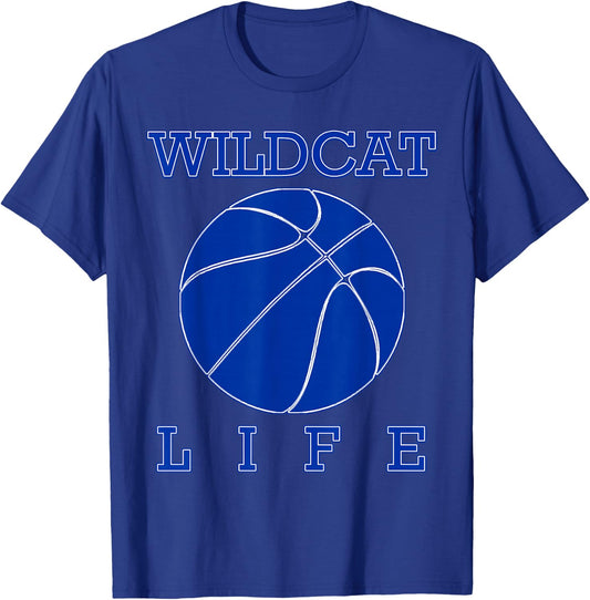 Wildcat Life Wildcats Fever Basketball T-Shirt - T-Shirt | Royal