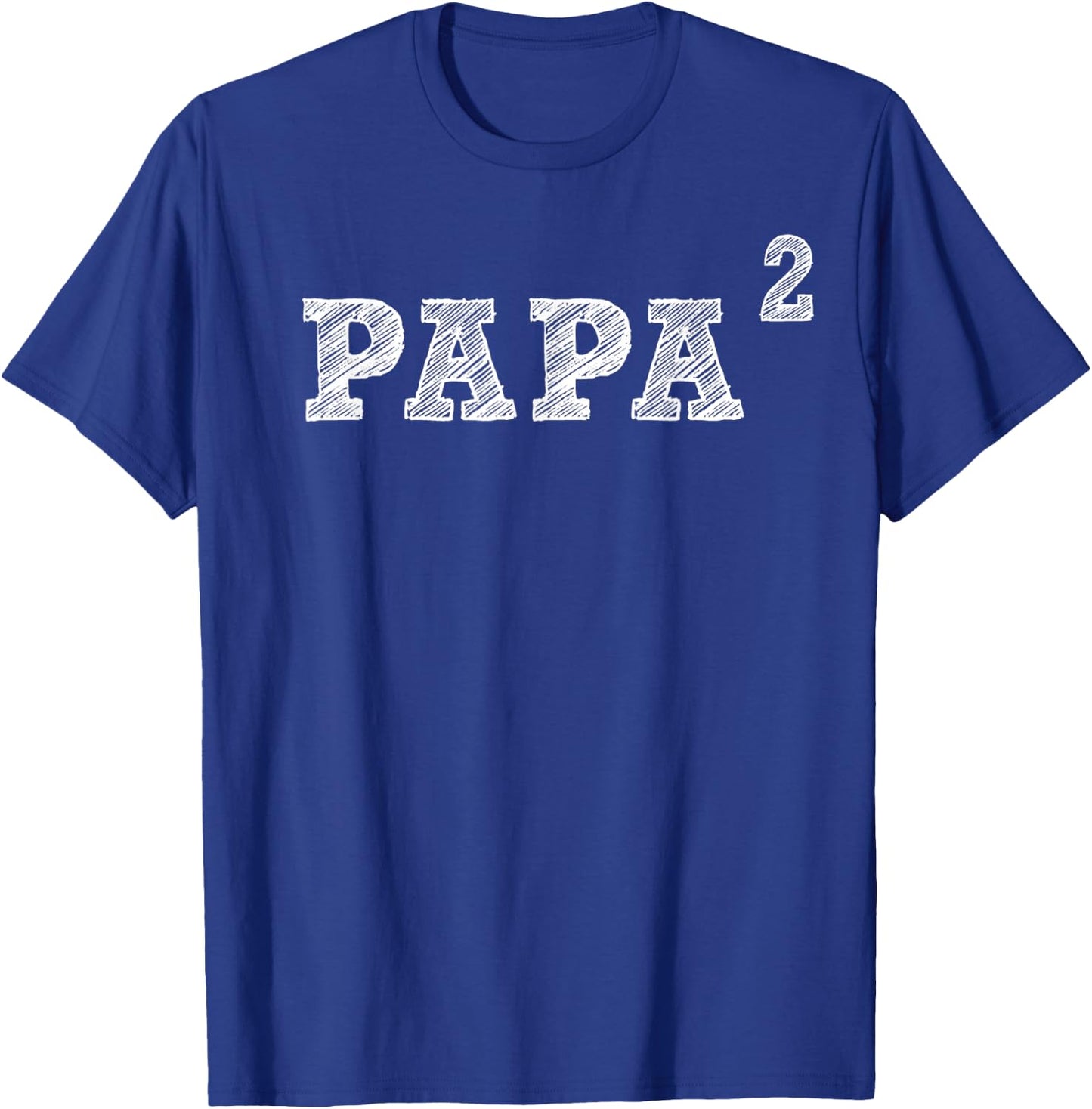Papa2, Papa Squared T-Shirt - T-Shirt | Royal