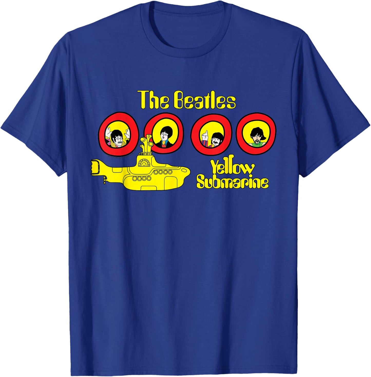 The Beatles Yellow Submarine Windows T-Shirt - T-Shirt | Royal