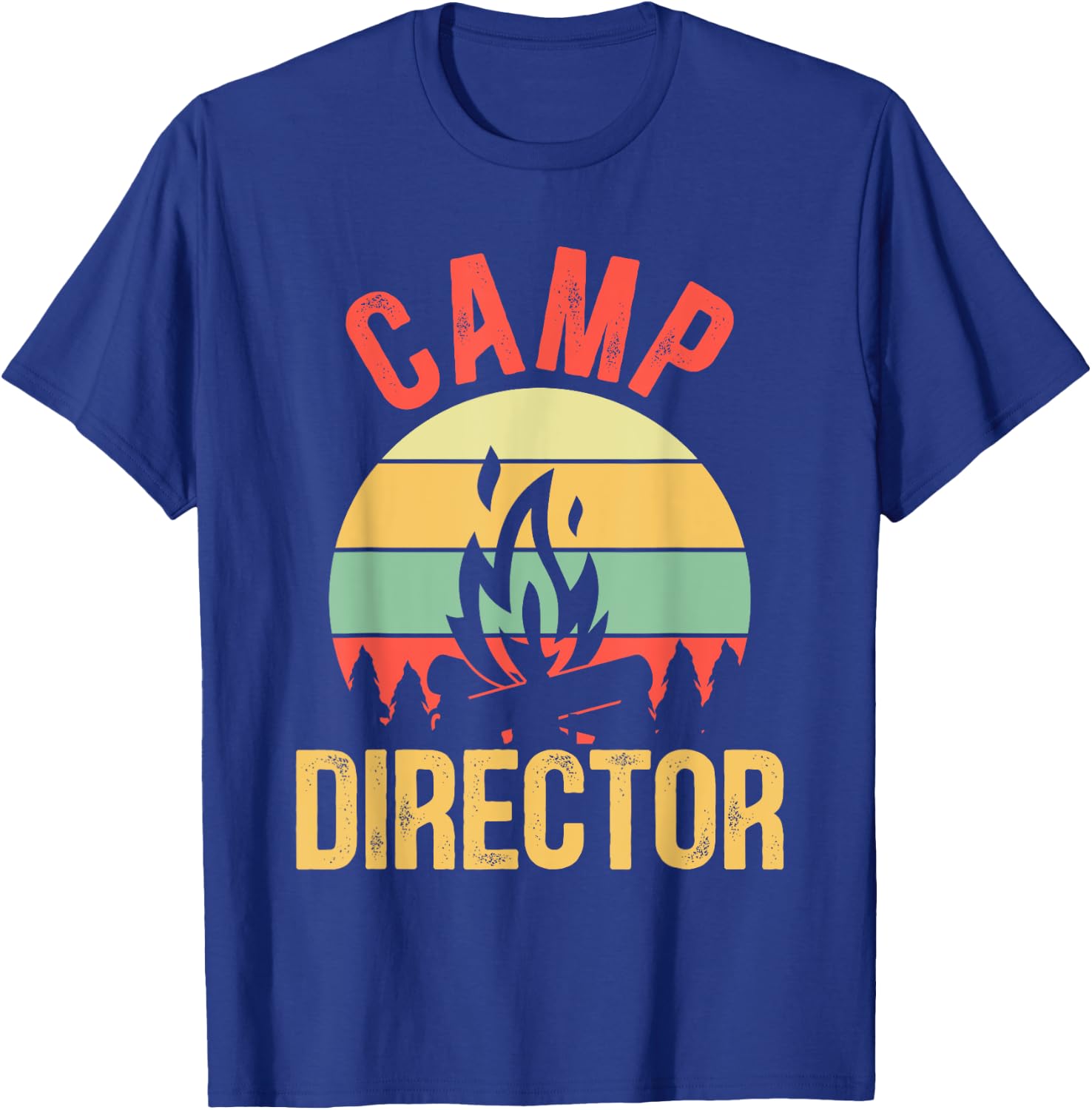 Summer Camp Director Counselor Camper Men Women T-Shirt - T-Shirt | Royal