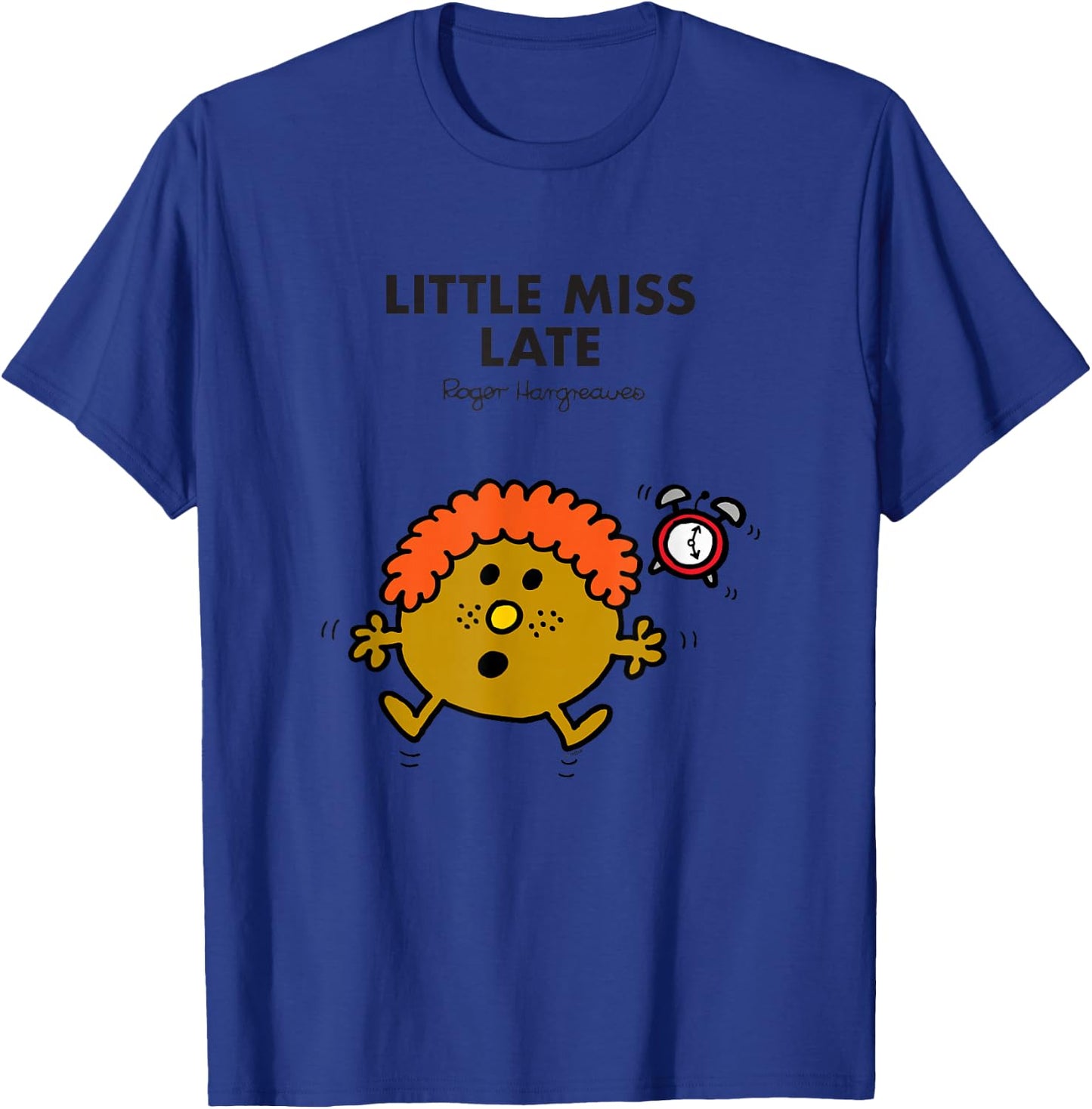 Mr. Men Little Miss Late T-Shirt - T-Shirt | Royal