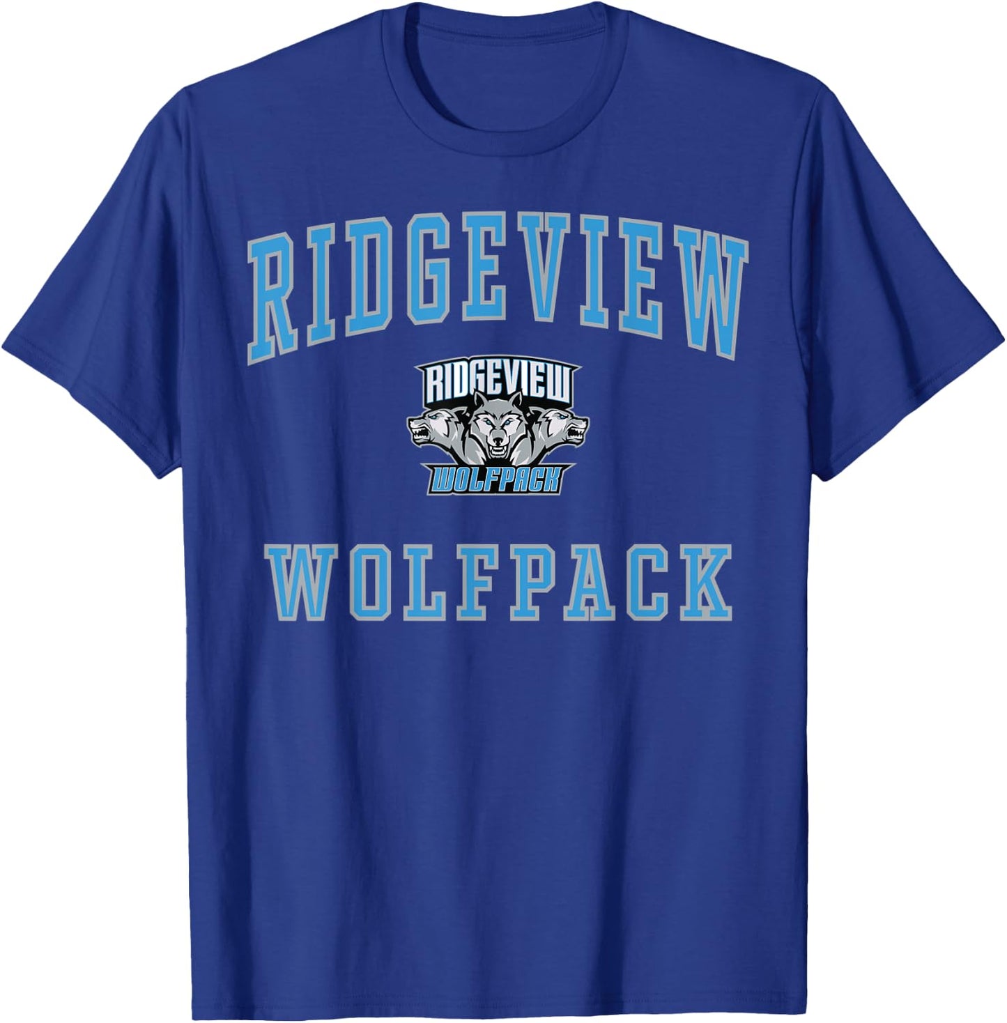 Ridgeview High School Wolfpack C1 T-Shirt - T-Shirt | Royal
