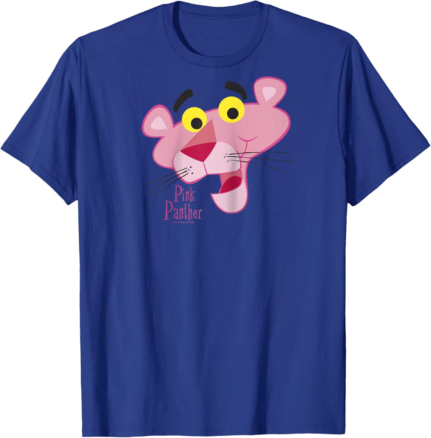Pink Panther Face Portrait Raglan Baseball T-Shirt - T-Shirt | Royal