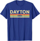 Dayton Ohio Shirt. Vintage Retro 70s 80s T-Shirt - T-Shirt | Royal