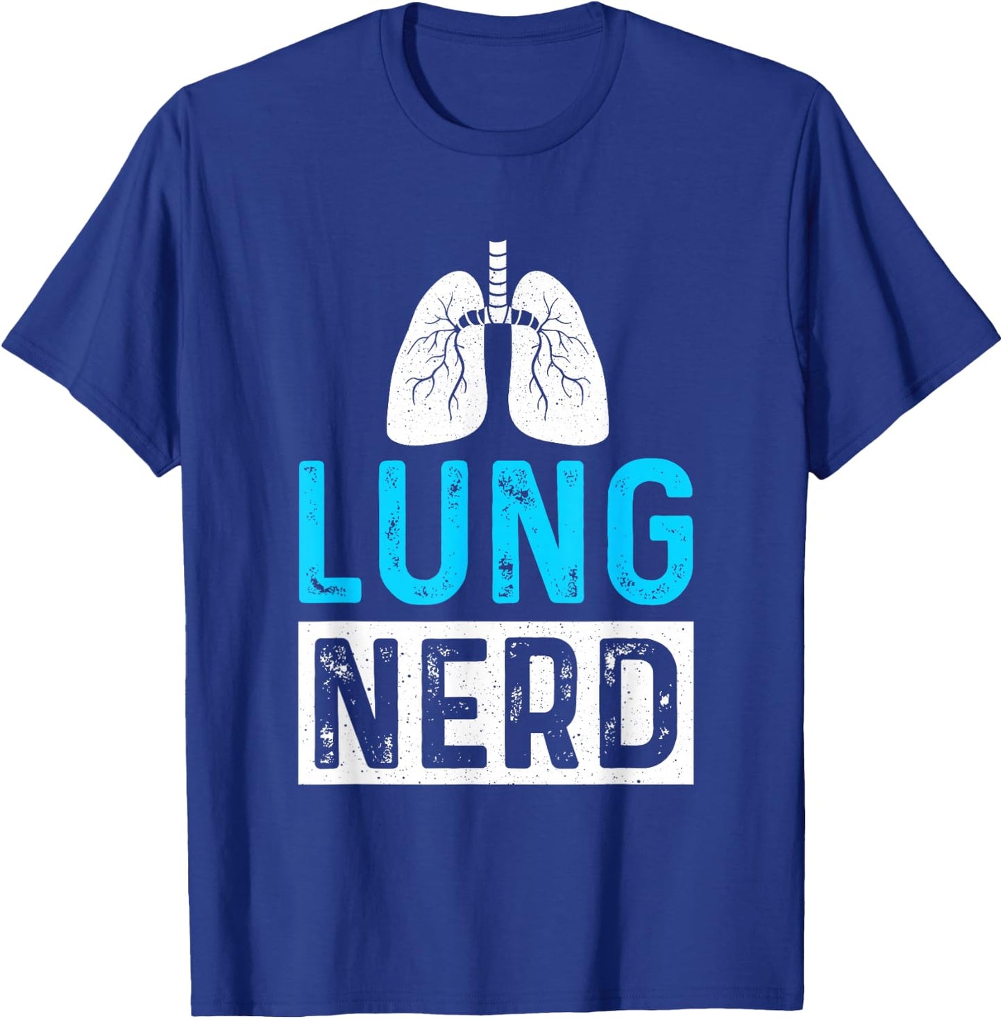 SHIRTSIDE Respiratory Therapist RT Gifts - Men's Black Cotton - Short Sleeve - Small - Fun Respiratory Therapist Design T-Shirt - T-Shirt | Royal